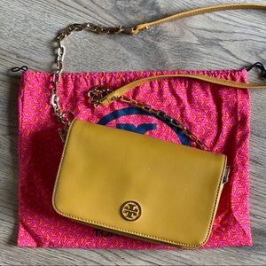 Tory Burch Mustard Crossbody Bag